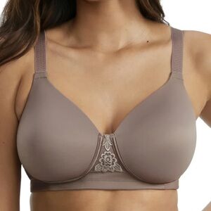 Vanity Fair Women's Wireless T-Shirt Bra in Soft Taupe 38C